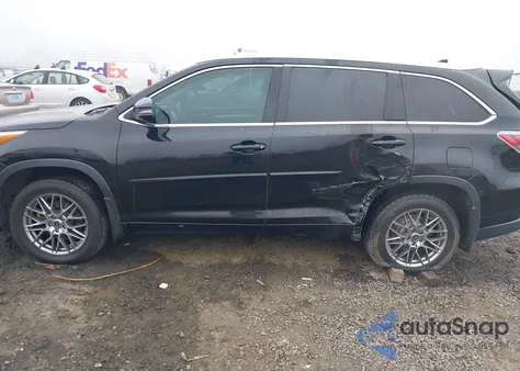 2015 Toyota Highlander Xle V6 from USA, damaged, VIN 5TDJKRFH9FS097849